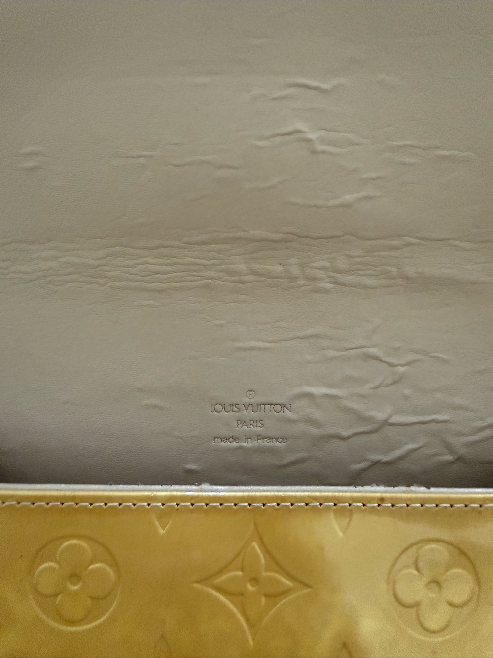 Vintage Louis Vuitton Thompson street bag yellow vernis - Picture 4 of 5